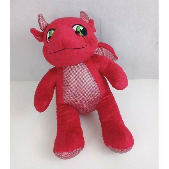 Great Wolf Lodge Exclusive Build A Bear MagicQuest Ellie Red Dragon 15" Plush - Picture 1 of 7